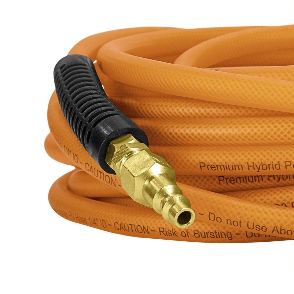 Freeman PPH100WF 1/4" x 100' PU Hybrid Air Hose with 1/4" NPT Fittings