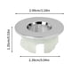thumbnail image 3 of Yuarrent 6 piezas de anillos de cubierta de desbordamiento de fregadero de estilo moderno con tapa de inserción de orificio de filtro de lavabo Accesorios de baño Cobre hueco, 3 of 6