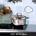 thumbnail image 1 of 1/12 Dollhouse Miniature Imitated stainless steel casserole Kitchen Cookware, 1 of 7