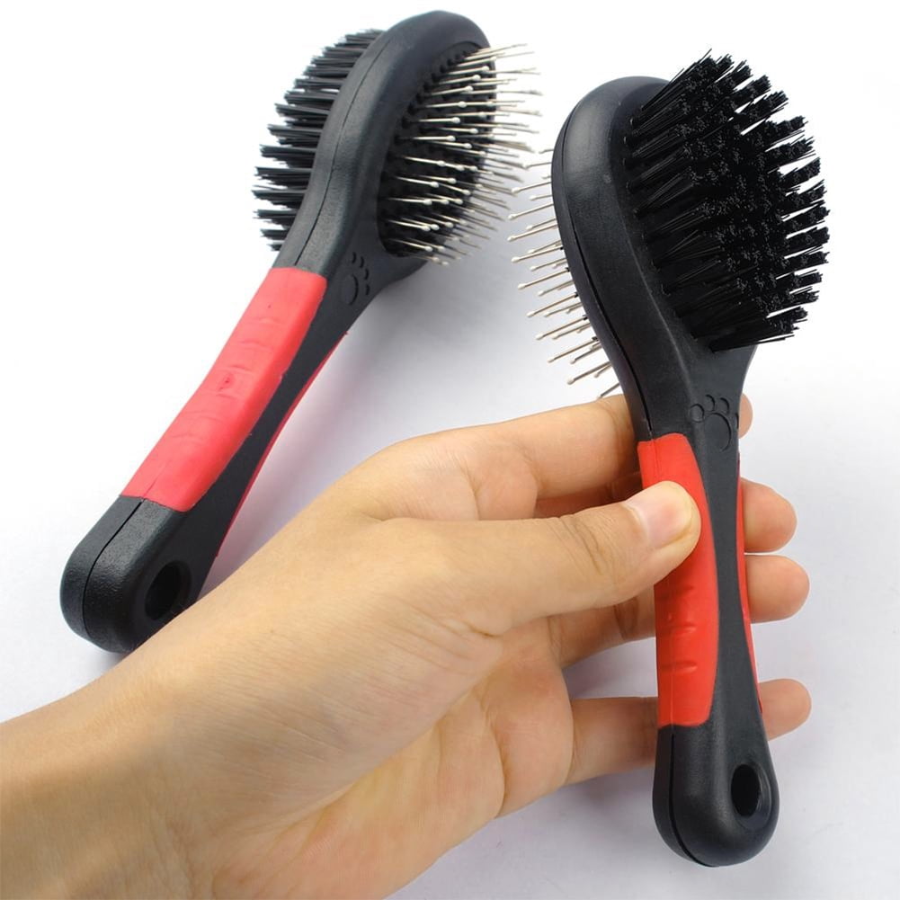 Culture Double-sided Long Short Hair Dog Cats Comb Puppy Pet Fur Grooming Shedding Brush