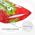 thumbnail image 5 of Bixox Merry Christmas Printed Pillow Protector,Super Soft Ideal for Home,Guests,Rentals - 14"x20", 5 of 8