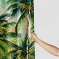 thumbnail image 3 of Orinice   Shower Curtain Sets with Rugs Palm Tree Bathroom Set with Non-Slip Rugs Toilet Lid Cover and Bath Mat Tropical Plant Shower Curtain with 12 Hooks,Durable Bathroom Decor Set 36x72, 3 of 7