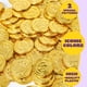 thumbnail image 4 of Monedas de fiesta JOYIN, 100 piezas, plástico dorado, 3,3 cm, 4 of 9