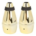 thumbnail image 5 of MLINS 2 Pcs Practice Trumpet Mute 13.30X7.00X7.00CM Golden, 5 of 8