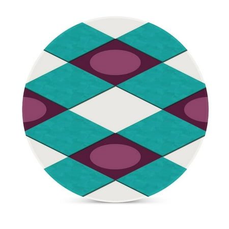

Ceramic Coaster Blue Pattern Absorbent Coasters Set Suitable For Kinds Of Cups Modern Style Coasters For Coffee Table 4 Inches