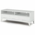 thumbnail image 5 of Simpli Home Harper SOLID HARDWOOD 60 inch Wide Mid Century Modern TV Media Stand in White For TVs up to 65 inches, 5 of 15