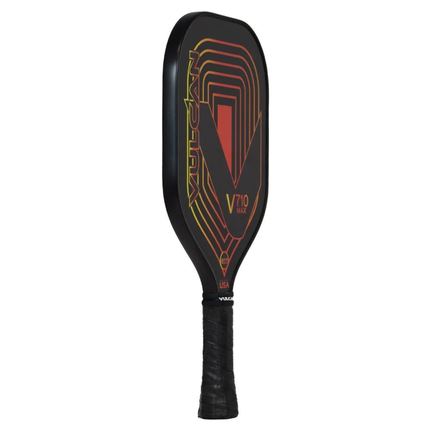 Vulcan V710 Max Pickleball Paddle -Flame Circuit -Black