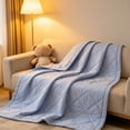 thumbnail image 4 of Bomd Cooling Blanket for Hot Sleepers Twin Size, Cooling Comfort Throw, Cold Blankets for Night Sweats Sleeping, Ultra-Cool Lightweight Breathable Summer Blanket for Bed,60" x 80"Sky Blue, 4 of 6