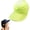 Fluorescent Yellow, variant on Women's UPF 50+ Uv Protection Sun Visor Hat, Foldable Wide Brim Open Top Ponytail Cap, Beach Outdoor Sports Pool Travel