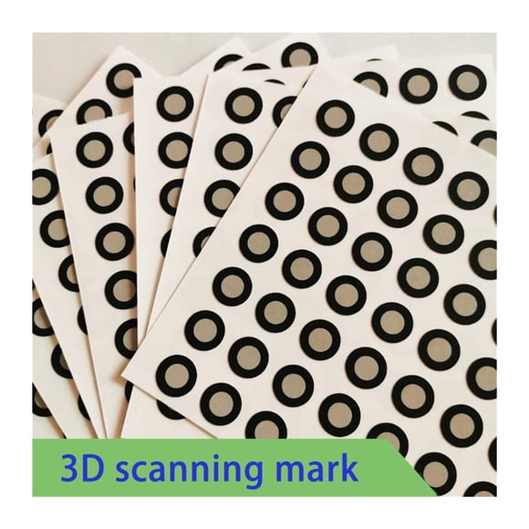 1000 Points de Numérisation 3D Points de Marquage scanner 3D Portatif Reflète le point Cible à l'Intérieur 6 Extérieur 10mm, Facile à Utiliser