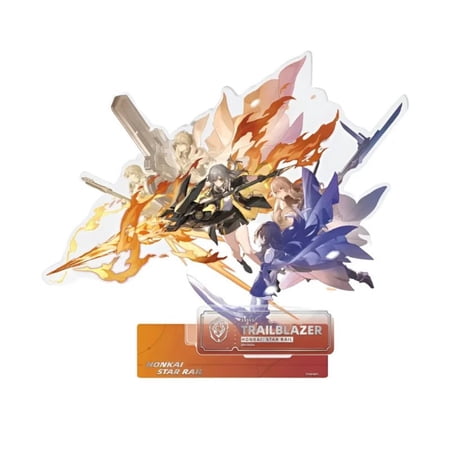 [Honkai Star Rail] The Preservation Character Warp Artwork Acrylic Stand - Female Trailblazer