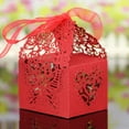 thumbnail image 2 of 50 Piezas Boda Mariposa / Pareja Corte Favor de Cajas de para Dulces BLESIY Caja de regalo, 2 of 6