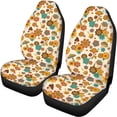 thumbnail image 5 of Pzuqiu Car Seat Covers All Season Fit Polyester, Compatible with Auto Seats Car Seats, for Cars Sedans, Mushroom Flowers, 5 of 10