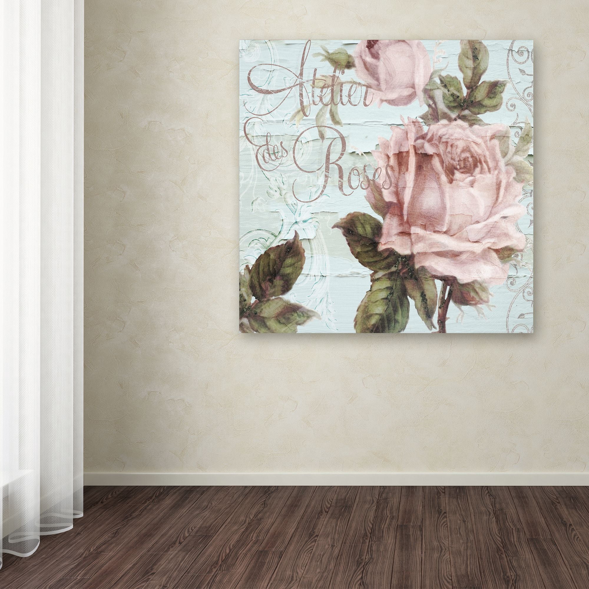 Trademark Fine Art "Atelier De Roses" Canvas Art by Color Bakery