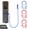 BlueRed, variant on Perfect Curve Remote Pigtail 4-Pack for TV, Cable, Space Heaters, Ceiling Fans, Humidifiers (2 Blue & 2 Red)