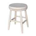 thumbnail image 1 of International Concepts Swivel Stool Barstool, 18 inch, Unfinished, 1 of 4