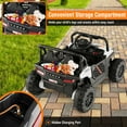 thumbnail image 5 of Gymax 12V Kids Ride on Truck w/Parental Remote 3 Speeds & Reverse Forward Function White, 5 of 9