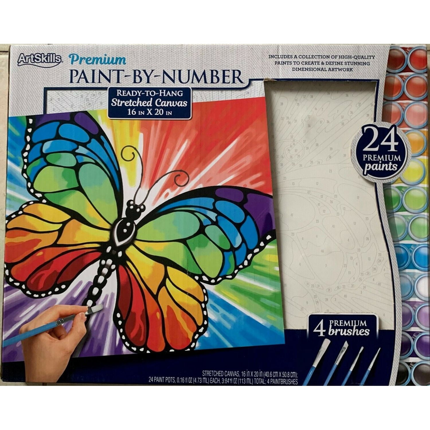 ArtSkills Artskills Paint By Number For Adults 16x20 Stretched