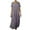 #8, variant on XUNKUSGA Womens Dresses Classic Cotton Linen Maxi Dress Solid Color Crewneck Short Sleeve Holiday Dress for Beach Casual Loose Sundresses for Women S-2XL,Brown