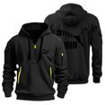 thumbnail image 3 of Sudadera con capucha para hombre, sudadera con cremallera, bolsillo con cremallera, estampado de lunares, para deportes, exteriores, informal, para uso diario, sudaderas ajustadas, 3 of 5