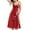 Watermelon Red, variant on Women Satin Nightgown Silk Chemise Mini Slips V Neck Negligee Sleepwear with Adjustable Straps Dark Blue XXL