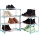 thumbnail image 2 of Zapatero apilable de 4 niveles, ligero, ideal para entrada, pasillo y armario (azul), 2 of 5
