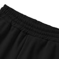 thumbnail image 6 of Men's Casual Pants Dqueduo Men's Solid Color Stretch Loose Casual Multi Pocket Elastic Waistband Wide Leg Pants Long Trousers Black XL, 6 of 8