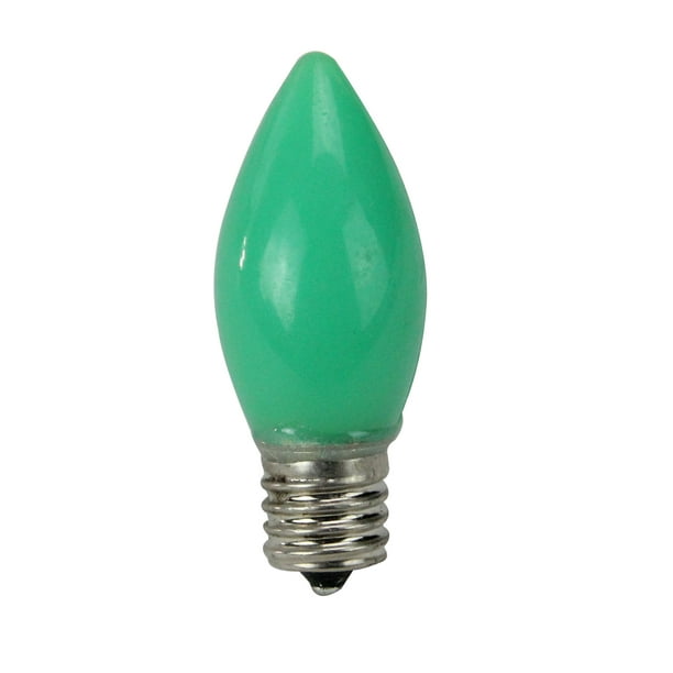 Sienna Pack de 4 Ampoules de Remplacement de Noël à LED Vert Opaque C9