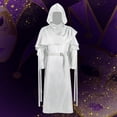 thumbnail image 2 of FEIFLY Men Robe Performance Solid Color Festival Clothing, 2 of 4