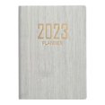 thumbnail image 2 of facefd Notebook Week Calendar Pocket Notebooks Lightweight Portable Diary Cahier School Business Academic Student Teacher Beige, 2 of 9
