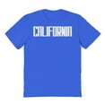 thumbnail image 1 of California Graphic Royal Men's Cotton T-Shirt, 1 of 1