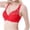 Red, variant on UQJfacai Bras for Women Breathable Full Coverage Underwire Supportive Lace Bra Plus Size Comfortable Everyday Lift Bra