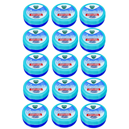 Vicks VapoRub Ointment Menthol Cold & Cough Relief 5ml Travel Size – 1 5 Count with Eucalyptus, Soothing Congestion & Headache Relief Balm