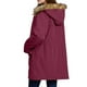 thumbnail image 5 of Chaquetas y abrigos casuales con capucha de manga larga para mujer, chaqueta impermeable de color sólido, con capucha para exteriores, cortavientos, holgada, con bolsillo, blusa de poliéster para muje, 5 of 8