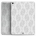 thumbnail image 2 of DesignSkinz White Floral Lace Full-Body Skin Decal Wrap Cover for iPad Mini 5 (A2133/A2124), 2 of 4