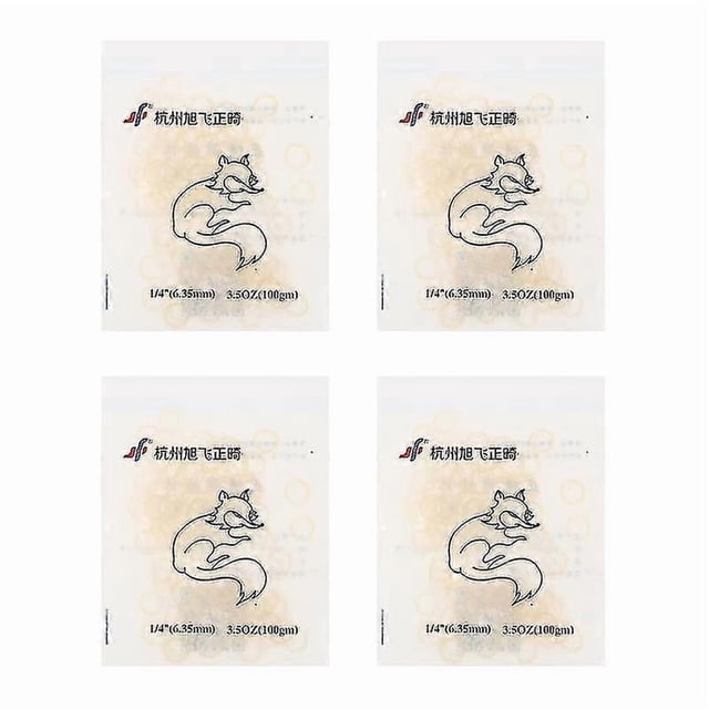 4 Packs Braces Orthodontic Rubber Bands Dental Supplies