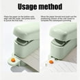 thumbnail image 4 of 6-Hole One-Handed Portable Paper Puncher with Guide Ruler for A4 A5 B5 Loose Leaf, Lightweight Compact Paper Hole Punch for Office School Use, 4 of 6