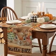 thumbnail image 3 of Thanksgiving Squirrel Table Runner, Autumn Thanksgiving Kitchen Dining Table Decoration for Home Party Decor 13x108 Inches, 3 of 9