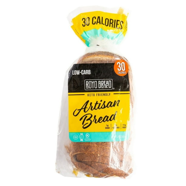 Royo Bread Co Low Carb Artisan Bread 21oz loaf