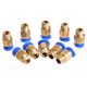 thumbnail image 4 of Conector de montaje recto neumático 10PCS PC4-01 1.75mm o tubo neumático PC6-01 de 3.0 mm para un tubo de impresora 3D de 4 mm o 6 mm de reprap, 4 of 6