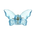 thumbnail image 2 of Btafrte Pinza Mariposa para El Pelo Transparente Coreana para Mujer (azul Claro), 2 of 6