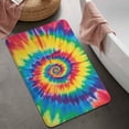 thumbnail image 2 of Colorful Rainbow Tie Dye Spiral Pattern Bathroom Rugs Mat,Non Slip Microfiber Bathroom Rug,Rubber Backing,Soft Bathroom Mats for Bathroom Floor,Tub and Shower,20x32in(50x80cm), 2 of 4