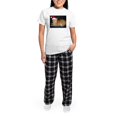 thumbnail image 5 of CafePress - Christmas Orange Tabby Cat Pajamas - Women's Short Sleeve Print T-Shirt and Pants Light Cotton Pajama Set, 5 of 7