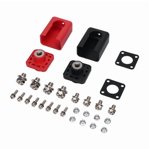 1Pair 200A High Current Lithium Battery  Storage Battery Terminals Connector Terminal Block Set