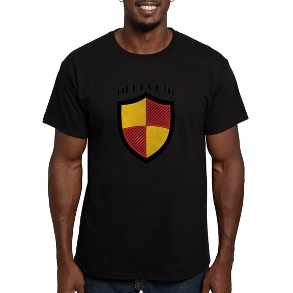 CafePress - Delta Chi Full Color Icon T Shirt - Men's Fitted T-Shirt