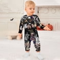 thumbnail image 3 of Vampire Diaries Baby Romper Toddler Long Sleeve Bodysuit Soft Skin-Friendly Jumpsuit Outfit with Snap Crotch 0-3M, 3 of 8