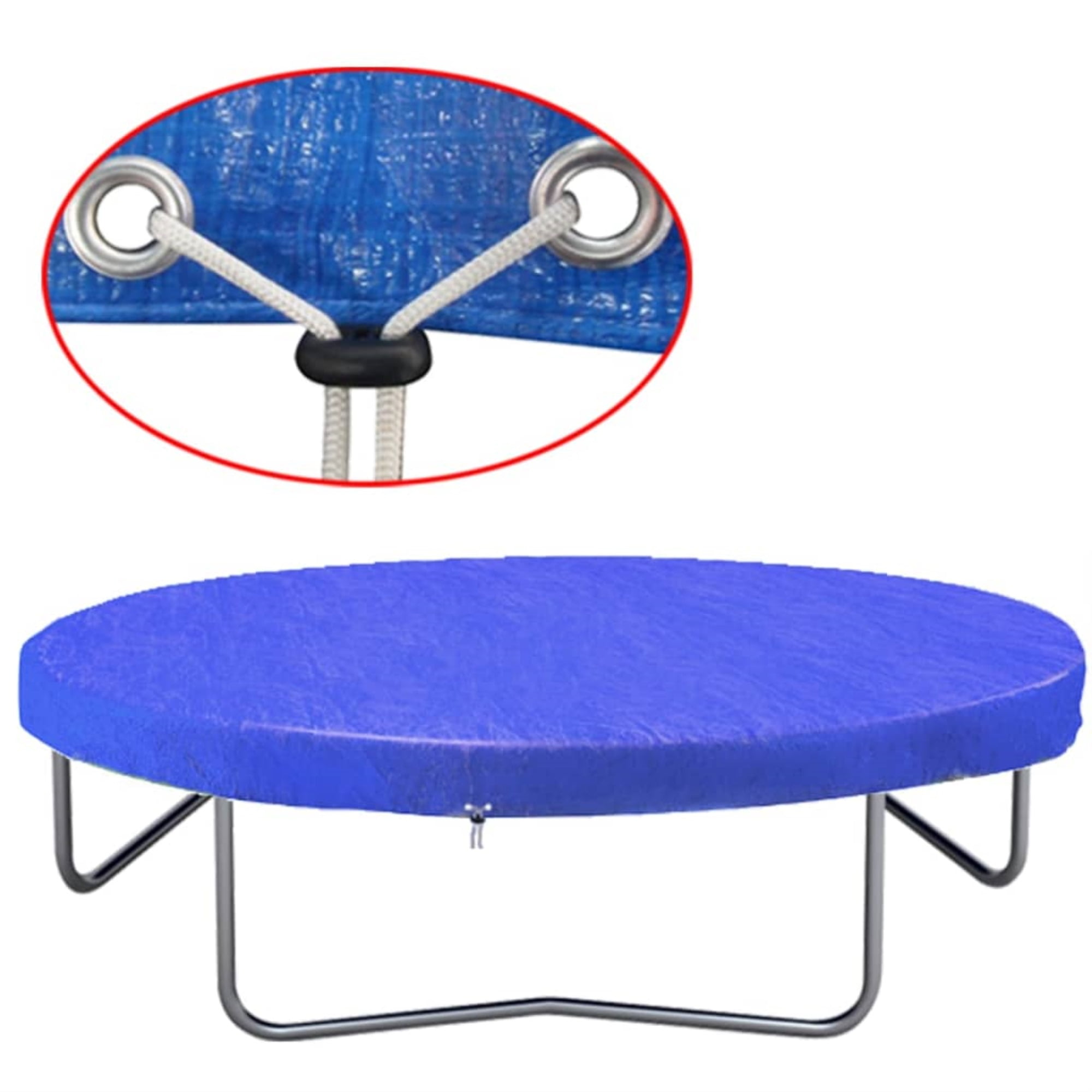 vidaXL Trampoline Cover PE 141.7"144.5" 0.3 oz/ft