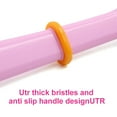 thumbnail image 5 of Unique Bargains 13.4" Soft Bristle Long Handle Bathroom Bath Brush, Pink, 5 of 8