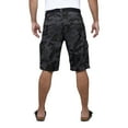 thumbnail image 2 of RAW X Mens Belted 12.5" Inseam Knee Length Cargo Shorts, Charcoal Camo, 42, 2 of 7