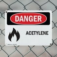 thumbnail image 5 of (2 Pack) Acetylene OSHA Danger Sign 18 Inch X 12 Inch Indoor / Outdoor Rust-Free Aluminum Metal Signs for Workplace, Workshop, and Construction Site, Made in the USA, 5 of 8
